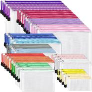 Variety Pack of clear zipper bags